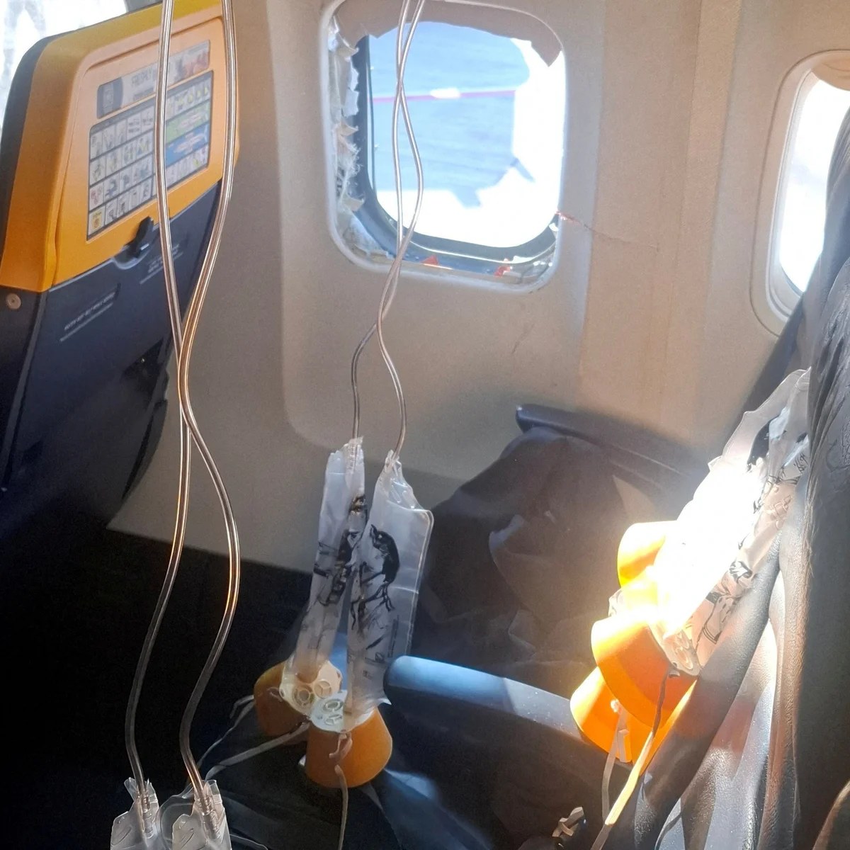 Ryanair says its planes are safe after passenger nearly sucked out of window
