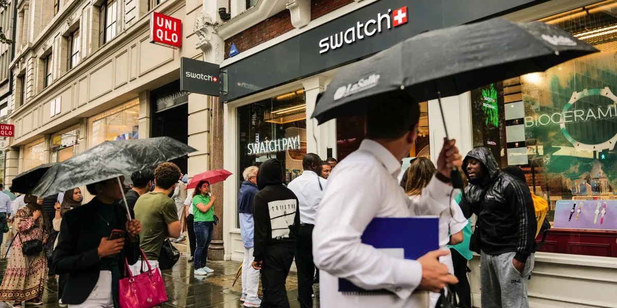 Why is Swatch stock sliding today?