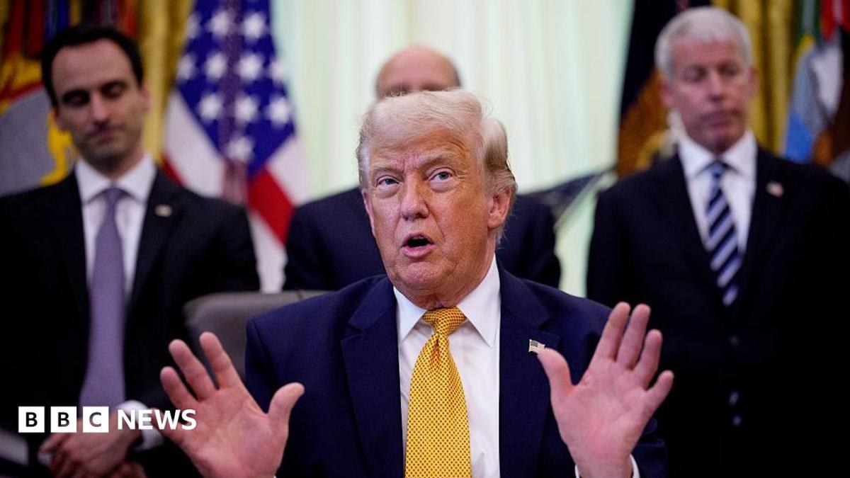 Trump threatens 100% tariff on European nations over tech tax