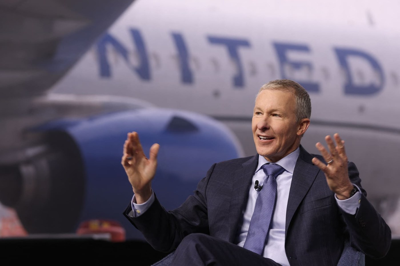 After 10 years at United, CEO Scott Kirby is thinking big about the future of his airline from JFK to AI